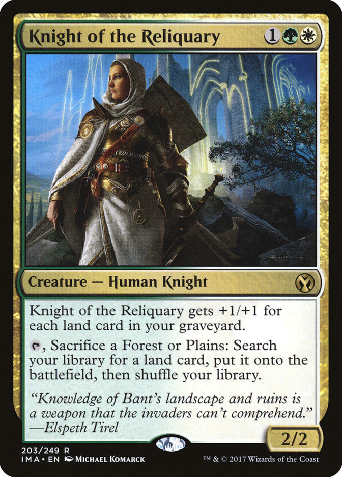 Knight of the Reliquary [Iconic Masters] MTG Single Magic: The Gathering    | Red Claw Gaming