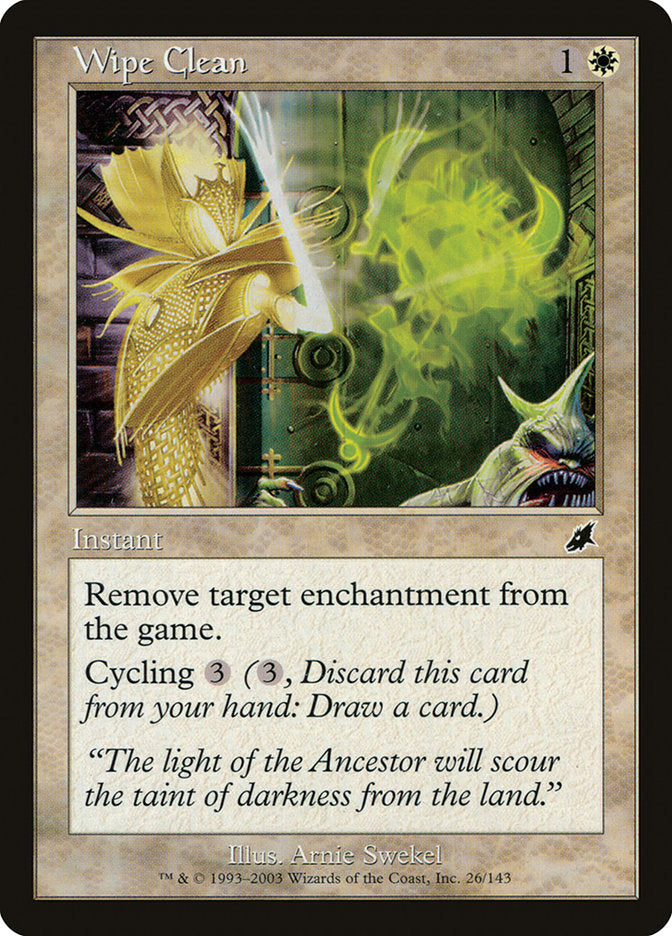 Wipe Clean [Scourge] MTG Single Magic: The Gathering    | Red Claw Gaming