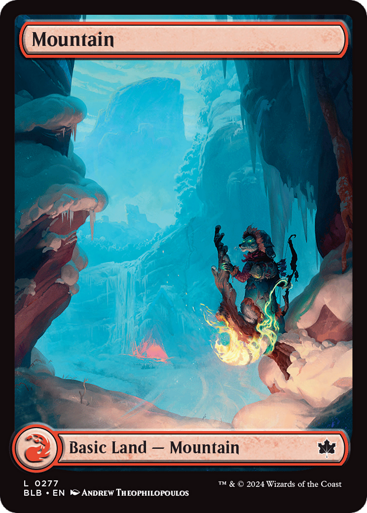 Mountain (0277) [Bloomburrow] MTG Single Magic: The Gathering    | Red Claw Gaming
