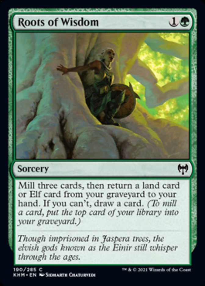 Roots of Wisdom [Kaldheim] MTG Single Magic: The Gathering    | Red Claw Gaming