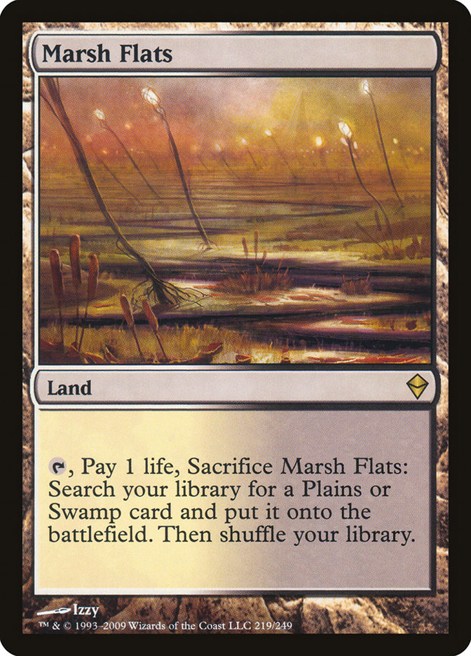 Marsh Flats [Zendikar] MTG Single Magic: The Gathering    | Red Claw Gaming