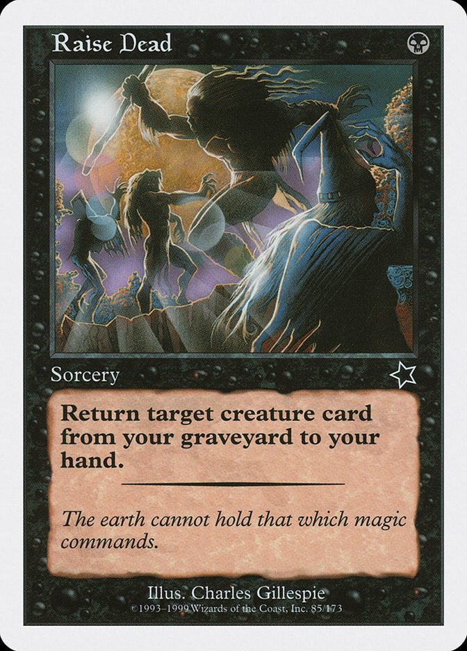 Raise Dead [Starter 1999] MTG Single Magic: The Gathering    | Red Claw Gaming