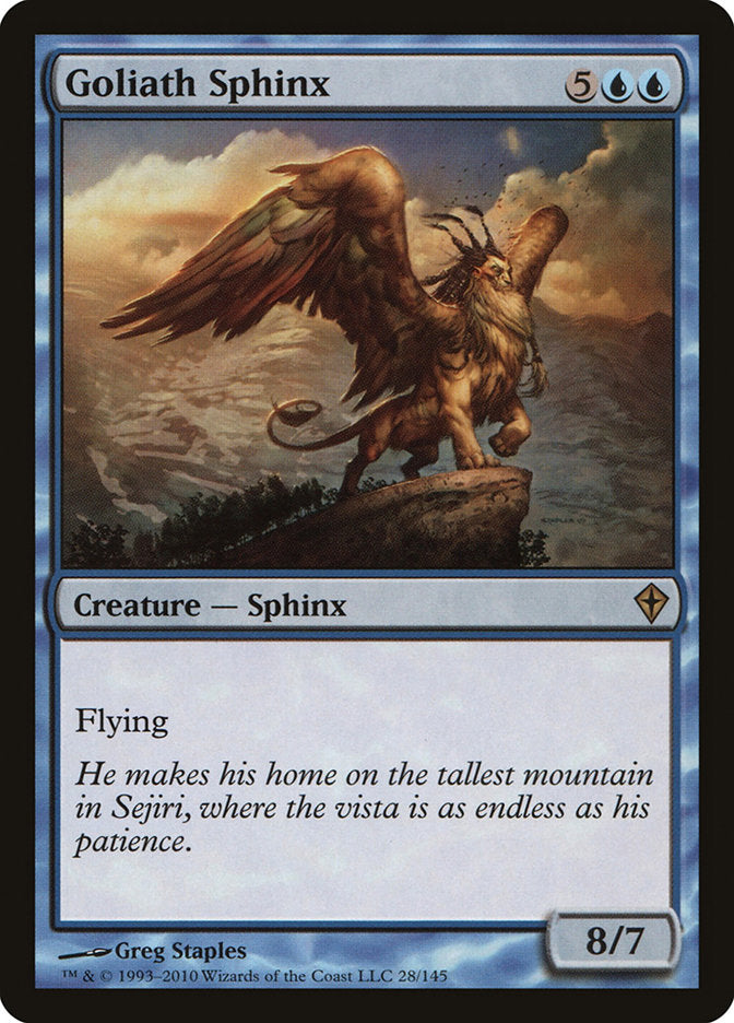 Goliath Sphinx [Worldwake] MTG Single Magic: The Gathering    | Red Claw Gaming