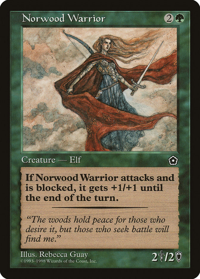 Norwood Warrior [Portal Second Age] MTG Single Magic: The Gathering    | Red Claw Gaming