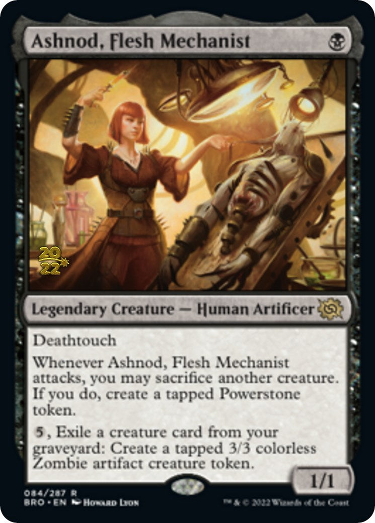 Ashnod, Flesh Mechanist [The Brothers' War Prerelease Promos] MTG Single Magic: The Gathering    | Red Claw Gaming