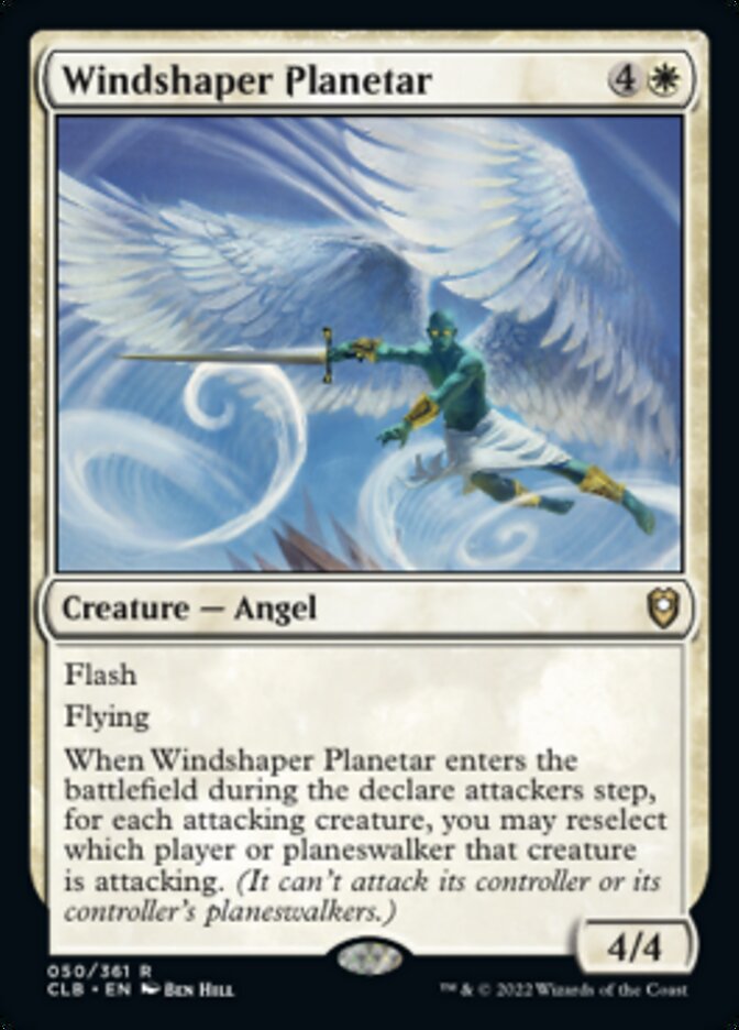 Windshaper Planetar [Commander Legends: Battle for Baldur's Gate] MTG Single Magic: The Gathering    | Red Claw Gaming