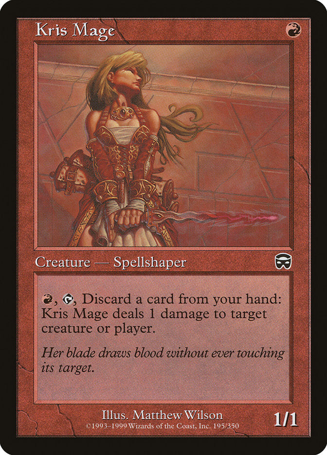 Kris Mage [Mercadian Masques] MTG Single Magic: The Gathering    | Red Claw Gaming