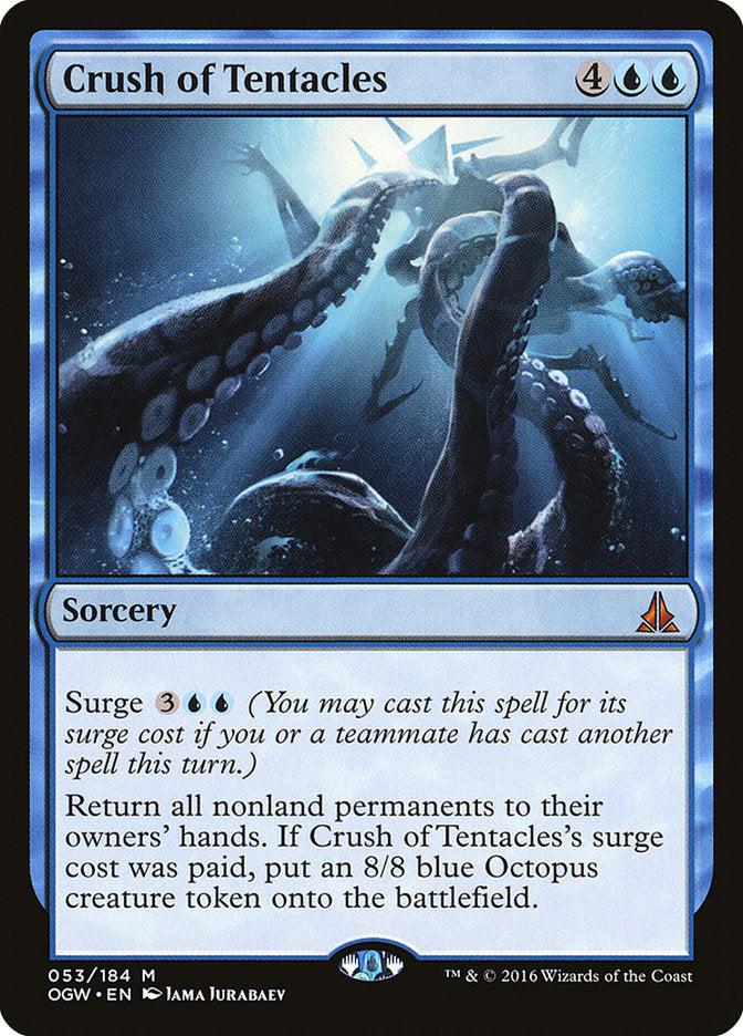 Crush of Tentacles [Oath of the Gatewatch] MTG Single Magic: The Gathering    | Red Claw Gaming