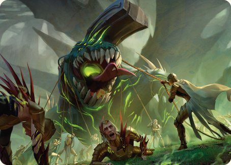 Noxious Assault Art Card [Phyrexia: All Will Be One Art Series] MTG Single Magic: The Gathering    | Red Claw Gaming