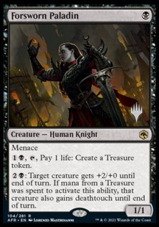 Forsworn Paladin (Promo Pack) [Dungeons & Dragons: Adventures in the Forgotten Realms Promos] MTG Single Magic: The Gathering    | Red Claw Gaming