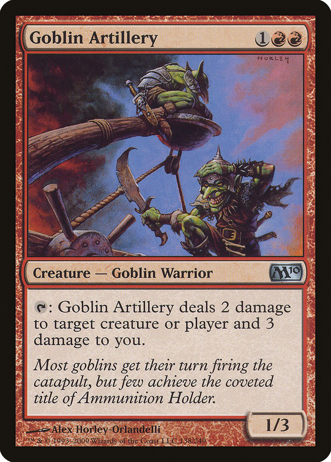 Goblin Artillery [Magic 2010] MTG Single Magic: The Gathering    | Red Claw Gaming