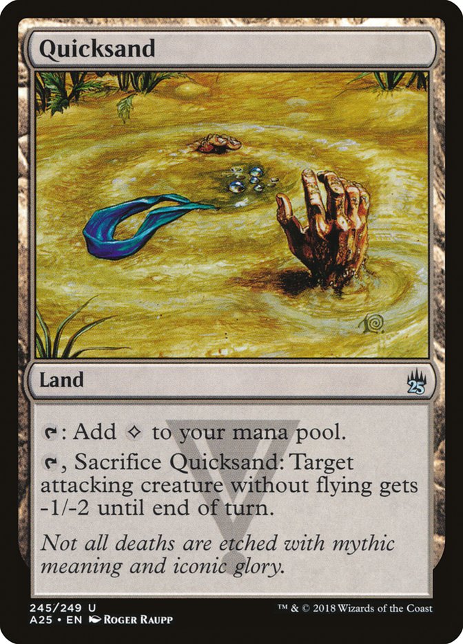 Quicksand [Masters 25] MTG Single Magic: The Gathering    | Red Claw Gaming