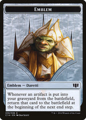 Daretti, Scrap Savant Emblem // Tuktuk the Returned Double-Sided Token [Commander 2014 Tokens] MTG Single Magic: The Gathering    | Red Claw Gaming