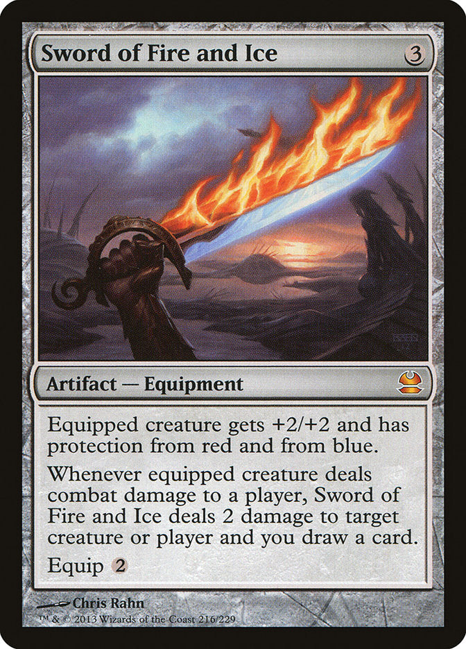 Sword of Fire and Ice [Modern Masters] MTG Single Magic: The Gathering    | Red Claw Gaming