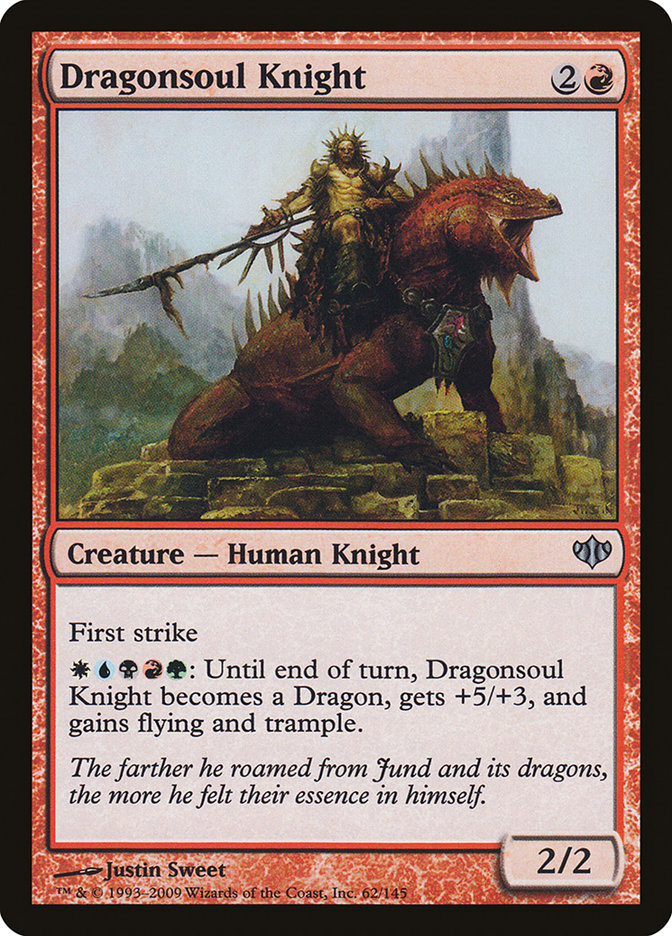 Dragonsoul Knight [Conflux] MTG Single Magic: The Gathering    | Red Claw Gaming