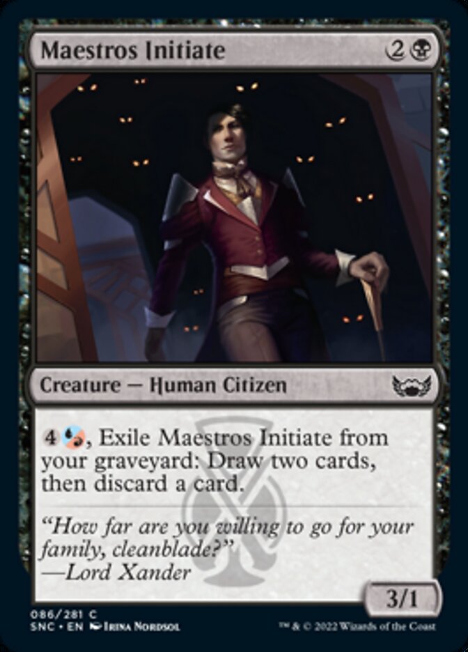 Maestros Initiate [Streets of New Capenna] MTG Single Magic: The Gathering    | Red Claw Gaming