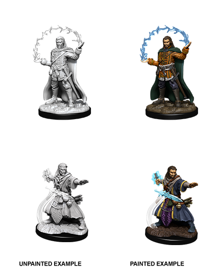 D&D Nolzur's Marvelous Miniatures: Human Wizard Minatures Wizkids Games    | Red Claw Gaming