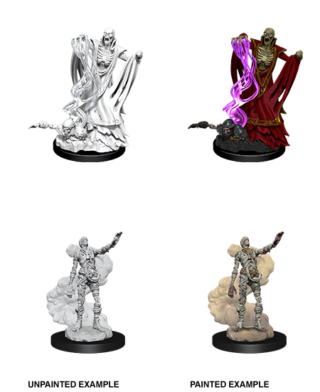 D&D Nolzur's Marvelous Miniatures: Lich & Mummy Lord Minatures Wizkids Games    | Red Claw Gaming