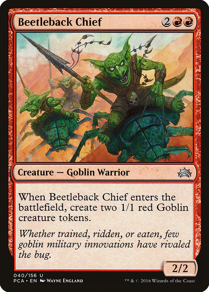 Beetleback Chief [Planechase Anthology] MTG Single Magic: The Gathering    | Red Claw Gaming