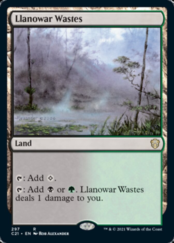 Llanowar Wastes [Commander 2021] MTG Single Magic: The Gathering    | Red Claw Gaming