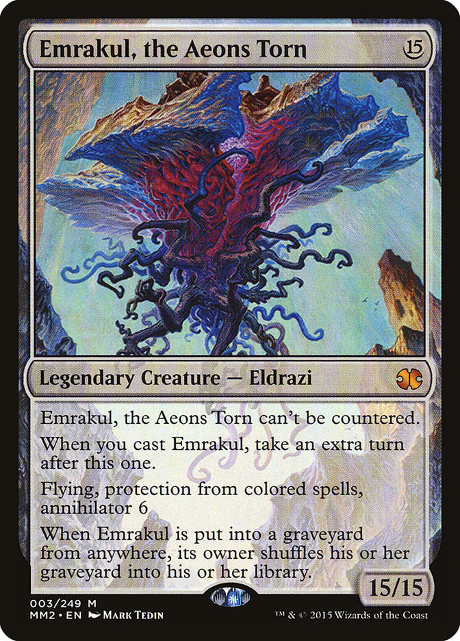 Emrakul, the Aeons Torn [Modern Masters 2015] MTG Single Magic: The Gathering    | Red Claw Gaming