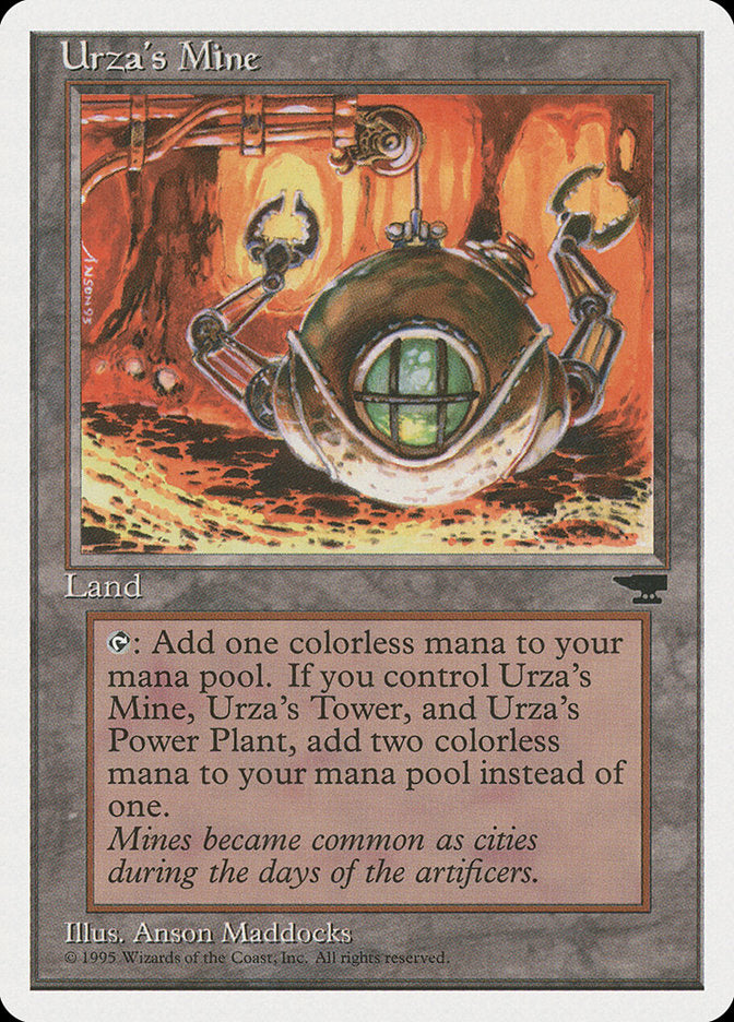 Urza's Mine (Orange Background) [Chronicles] MTG Single Magic: The Gathering    | Red Claw Gaming