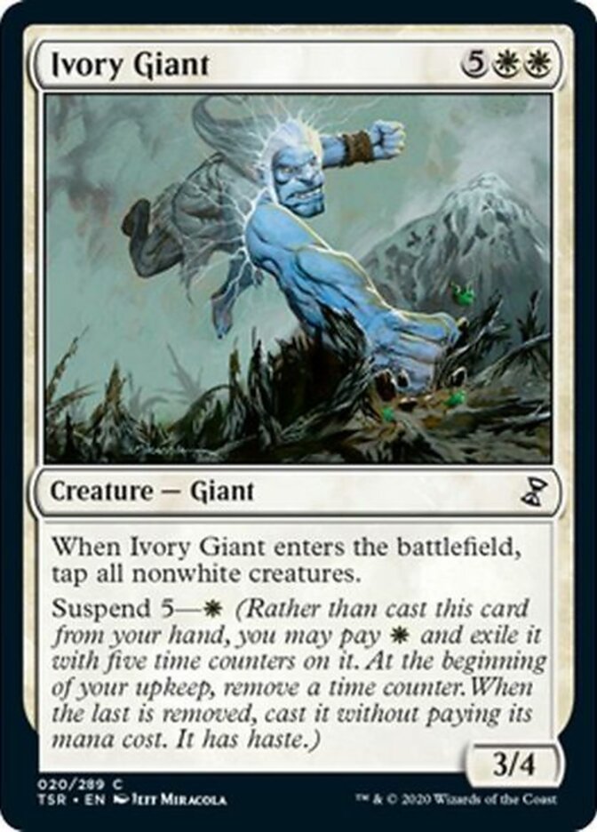 Ivory Giant [Time Spiral Remastered] MTG Single Magic: The Gathering    | Red Claw Gaming