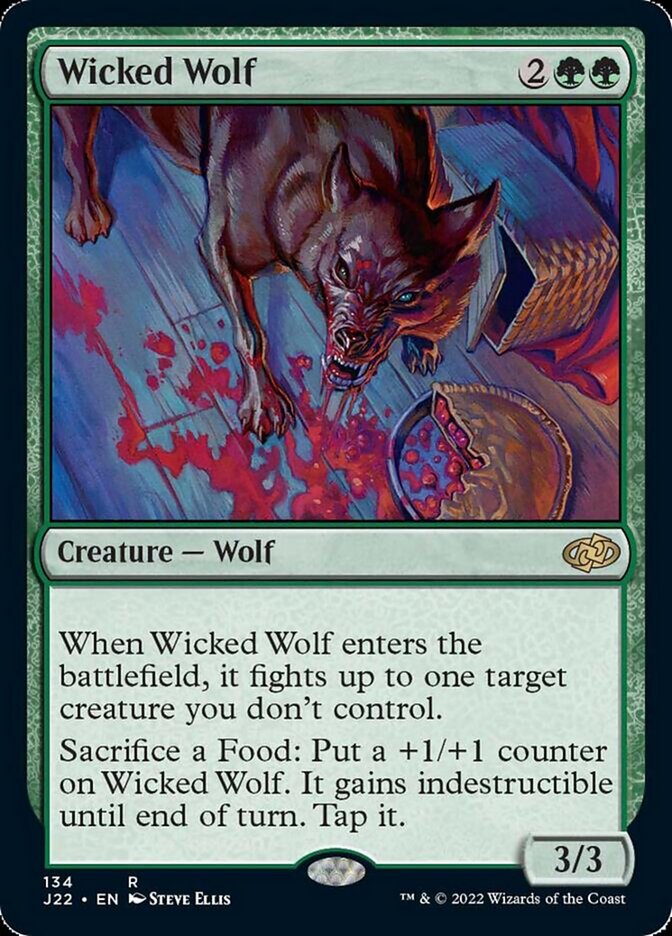 Wicked Wolf [Jumpstart 2022] MTG Single Magic: The Gathering    | Red Claw Gaming
