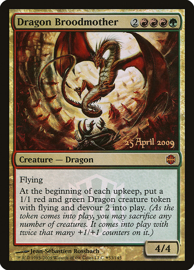 Dragon Broodmother [Alara Reborn Promos] MTG Single Magic: The Gathering    | Red Claw Gaming