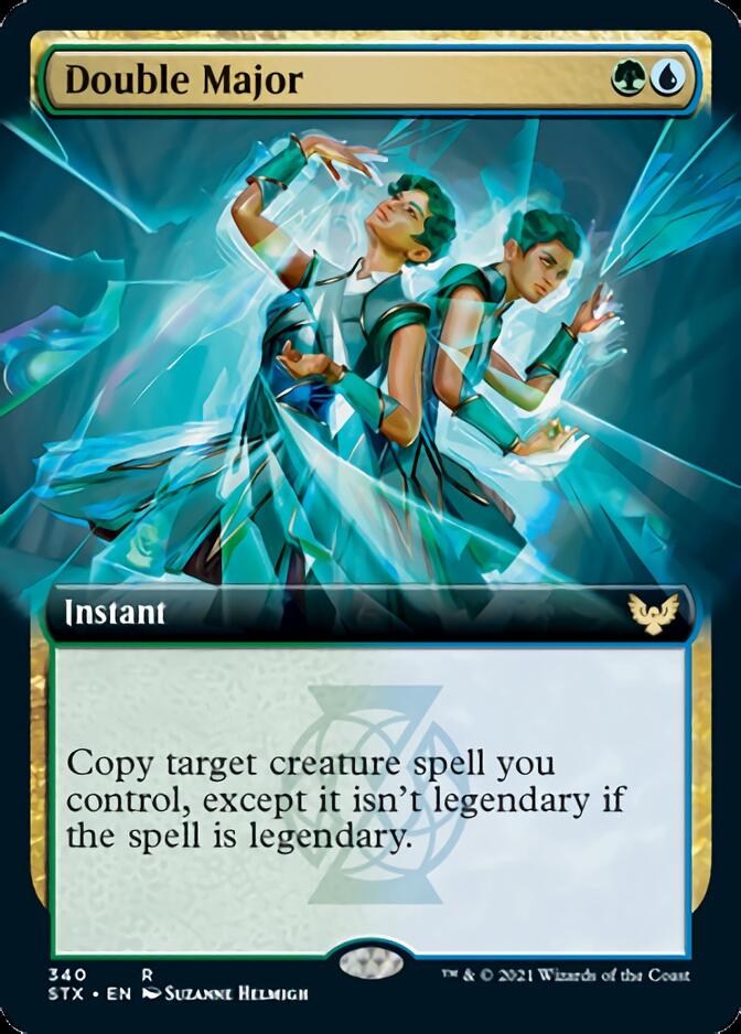 Double Major (Extended Art) [Strixhaven: School of Mages] MTG Single Magic: The Gathering    | Red Claw Gaming