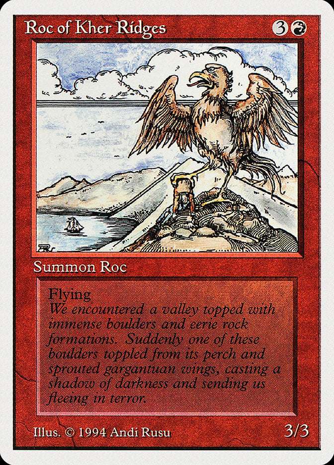 Roc of Kher Ridges [Summer Magic / Edgar] MTG Single Magic: The Gathering    | Red Claw Gaming