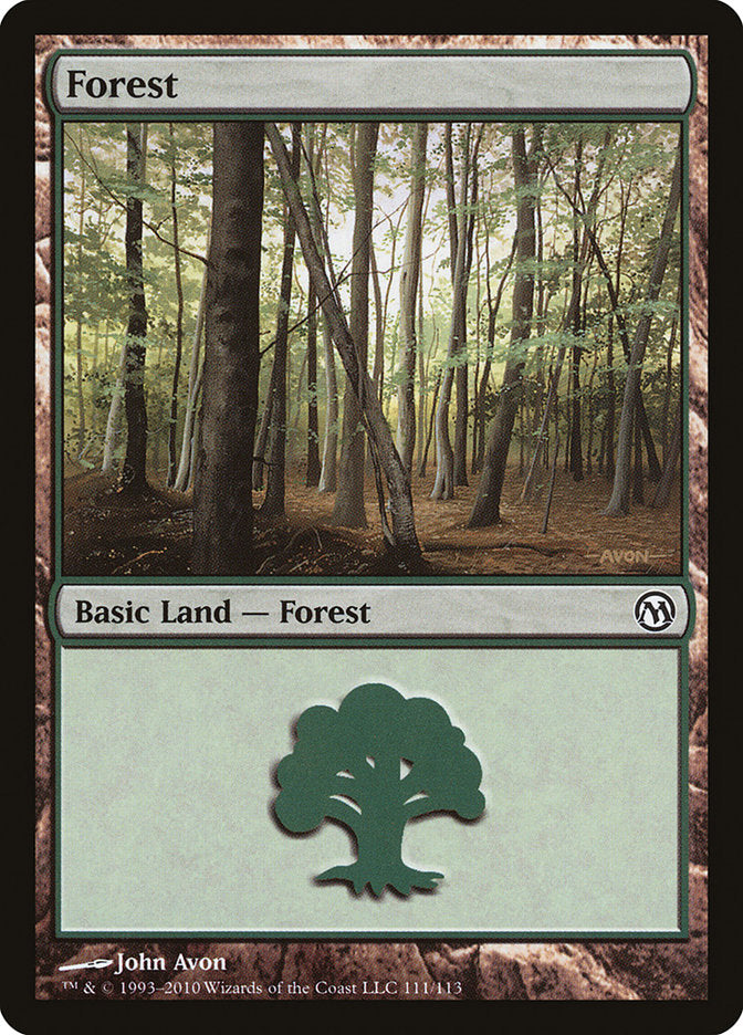 Forest (111) [Duels of the Planeswalkers] MTG Single Magic: The Gathering    | Red Claw Gaming