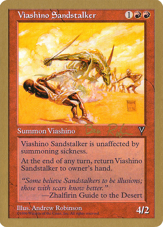 Viashino Sandstalker (Ben Rubin) [World Championship Decks 1998] MTG Single Magic: The Gathering    | Red Claw Gaming