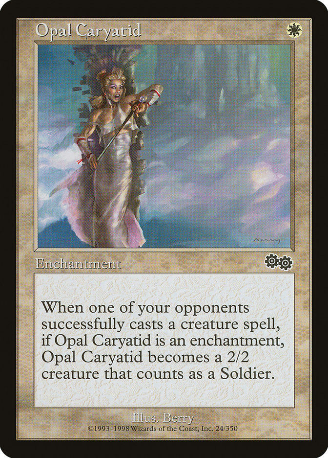 Opal Caryatid [Urza's Saga] MTG Single Magic: The Gathering    | Red Claw Gaming