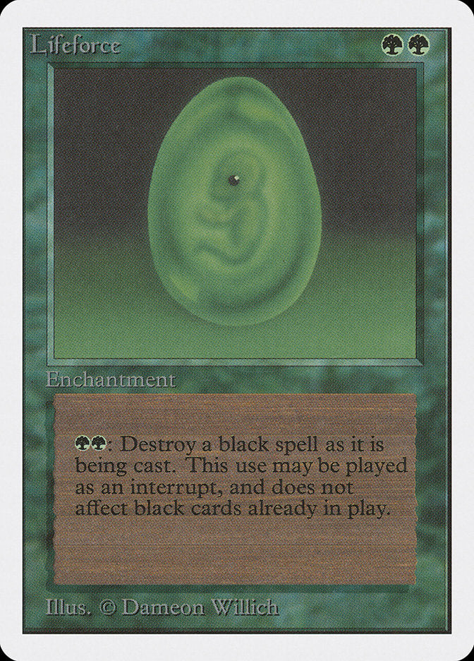 Lifeforce [Unlimited Edition] MTG Single Magic: The Gathering    | Red Claw Gaming