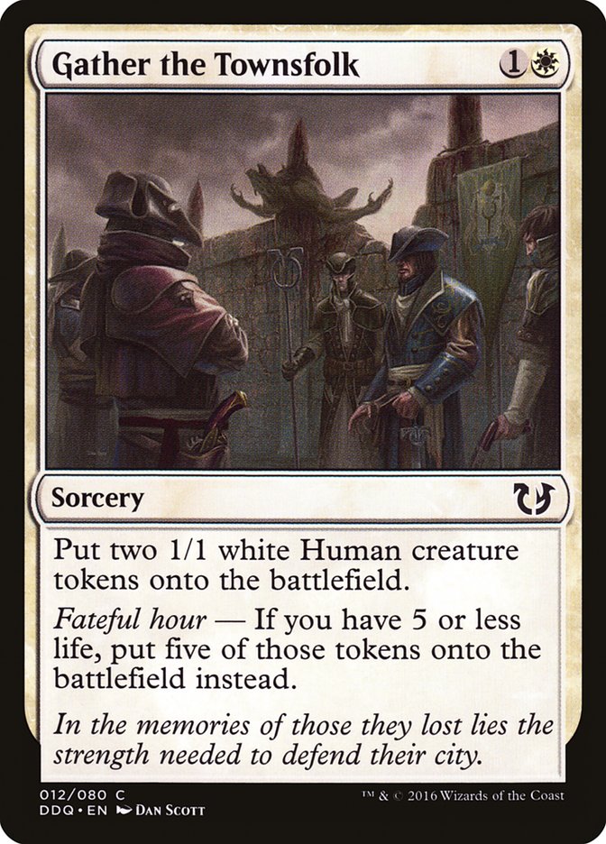 Gather the Townsfolk [Duel Decks: Blessed vs. Cursed] MTG Single Magic: The Gathering    | Red Claw Gaming