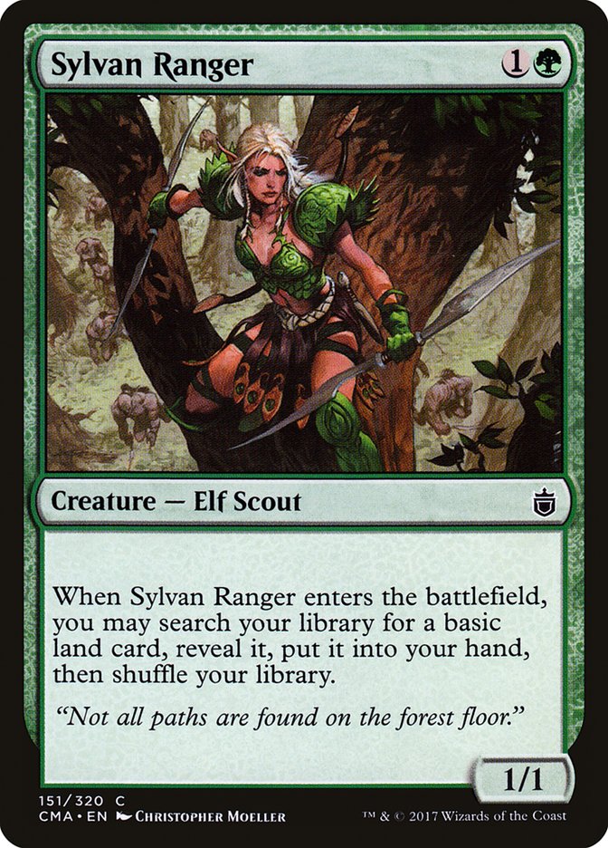 Sylvan Ranger [Commander Anthology] MTG Single Magic: The Gathering    | Red Claw Gaming
