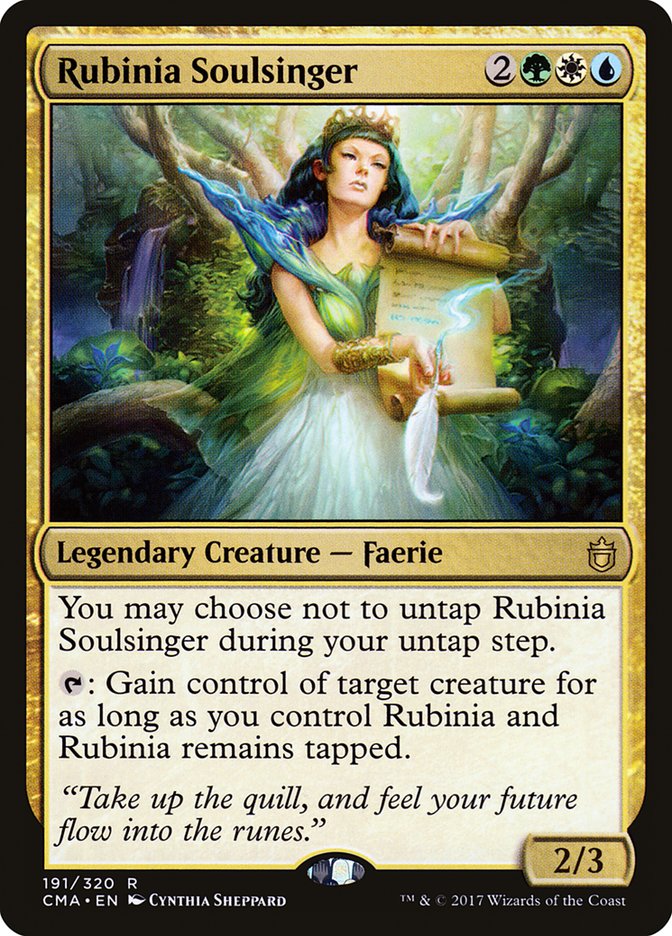Rubinia Soulsinger [Commander Anthology] MTG Single Magic: The Gathering    | Red Claw Gaming
