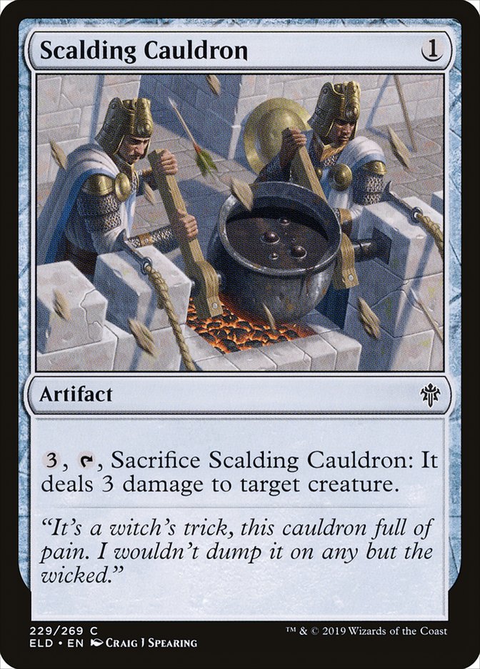 Scalding Cauldron [Throne of Eldraine] MTG Single Magic: The Gathering    | Red Claw Gaming