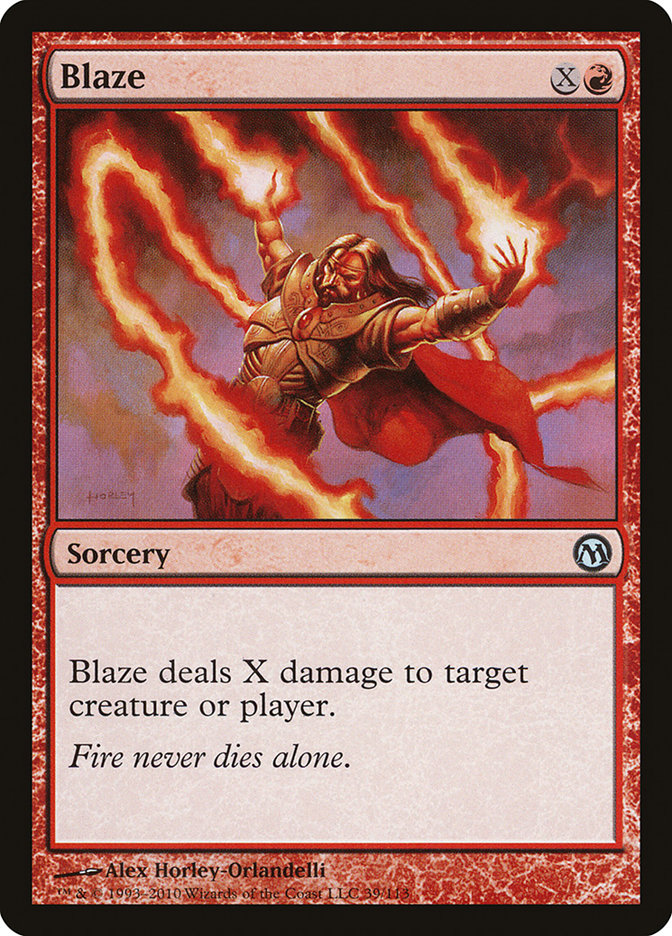 Blaze [Duels of the Planeswalkers] MTG Single Magic: The Gathering    | Red Claw Gaming