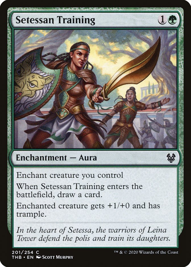 Setessan Training [Theros Beyond Death] MTG Single Magic: The Gathering    | Red Claw Gaming