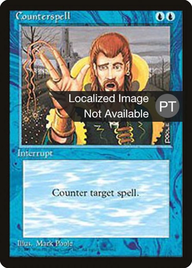 Counterspell [Fourth Edition (Foreign Black Border)] MTG Single Magic: The Gathering    | Red Claw Gaming