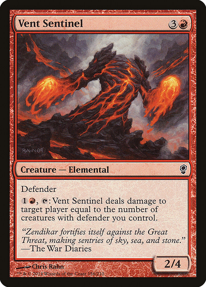 Vent Sentinel [Conspiracy] MTG Single Magic: The Gathering    | Red Claw Gaming