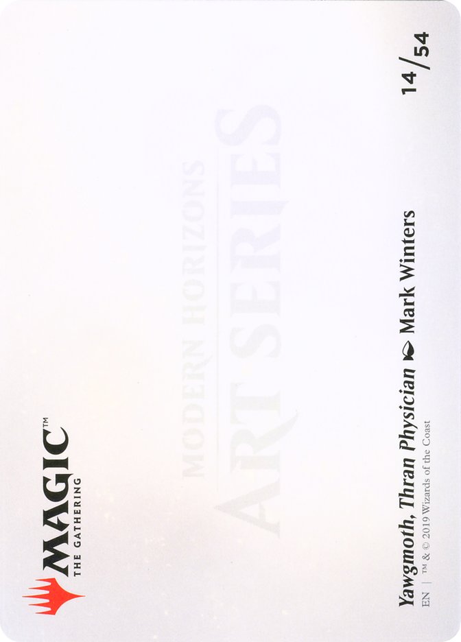 Yawgmoth, Thran Physician // Yawgmoth, Thran Physician [Modern Horizons Art Series] MTG Single Magic: The Gathering    | Red Claw Gaming