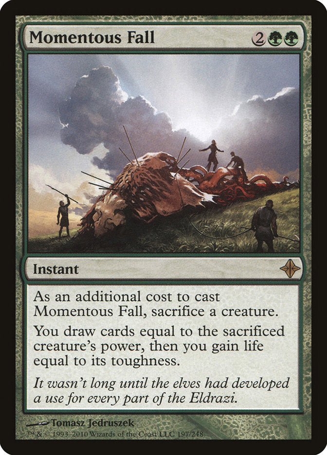 Momentous Fall [Rise of the Eldrazi] MTG Single Magic: The Gathering    | Red Claw Gaming