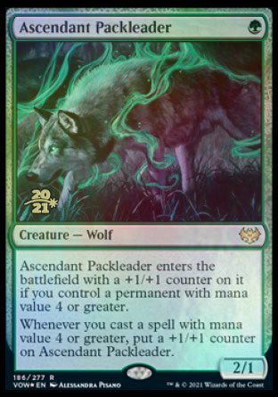 Ascendant Packleader [Innistrad: Crimson Vow Prerelease Promos] MTG Single Magic: The Gathering    | Red Claw Gaming