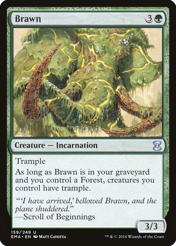 Brawn [Eternal Masters] MTG Single Magic: The Gathering    | Red Claw Gaming