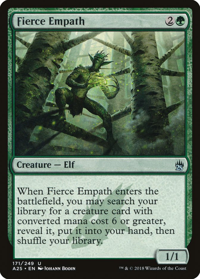 Fierce Empath [Masters 25] MTG Single Magic: The Gathering    | Red Claw Gaming