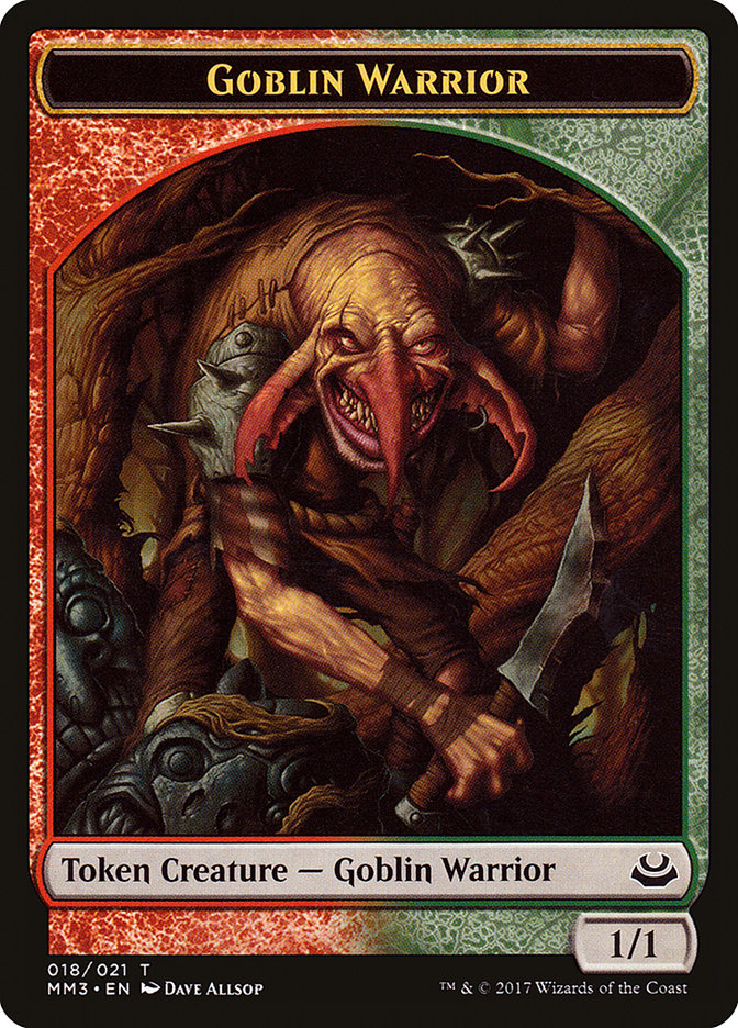 Goblin Warrior Token [Modern Masters 2017 Tokens] MTG Single Magic: The Gathering    | Red Claw Gaming