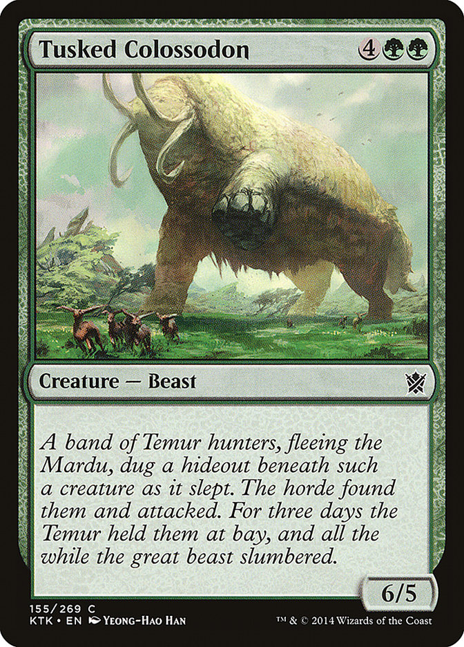 Tusked Colossodon [Khans of Tarkir] MTG Single Magic: The Gathering    | Red Claw Gaming